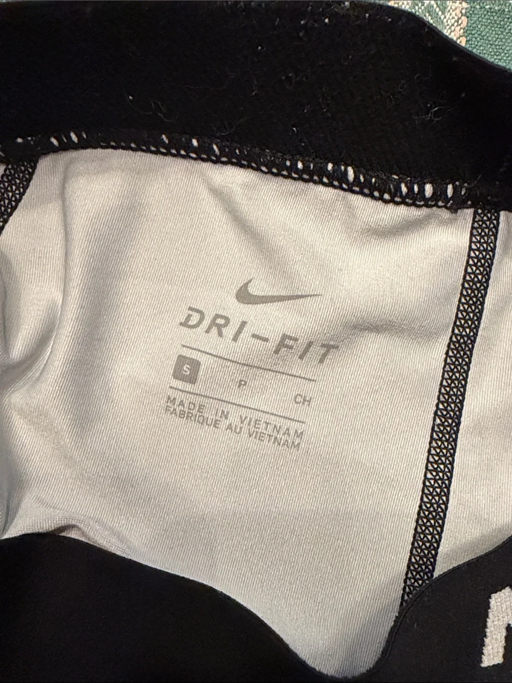 Nike Pro Black and White Tie-Dye Compression Shorts